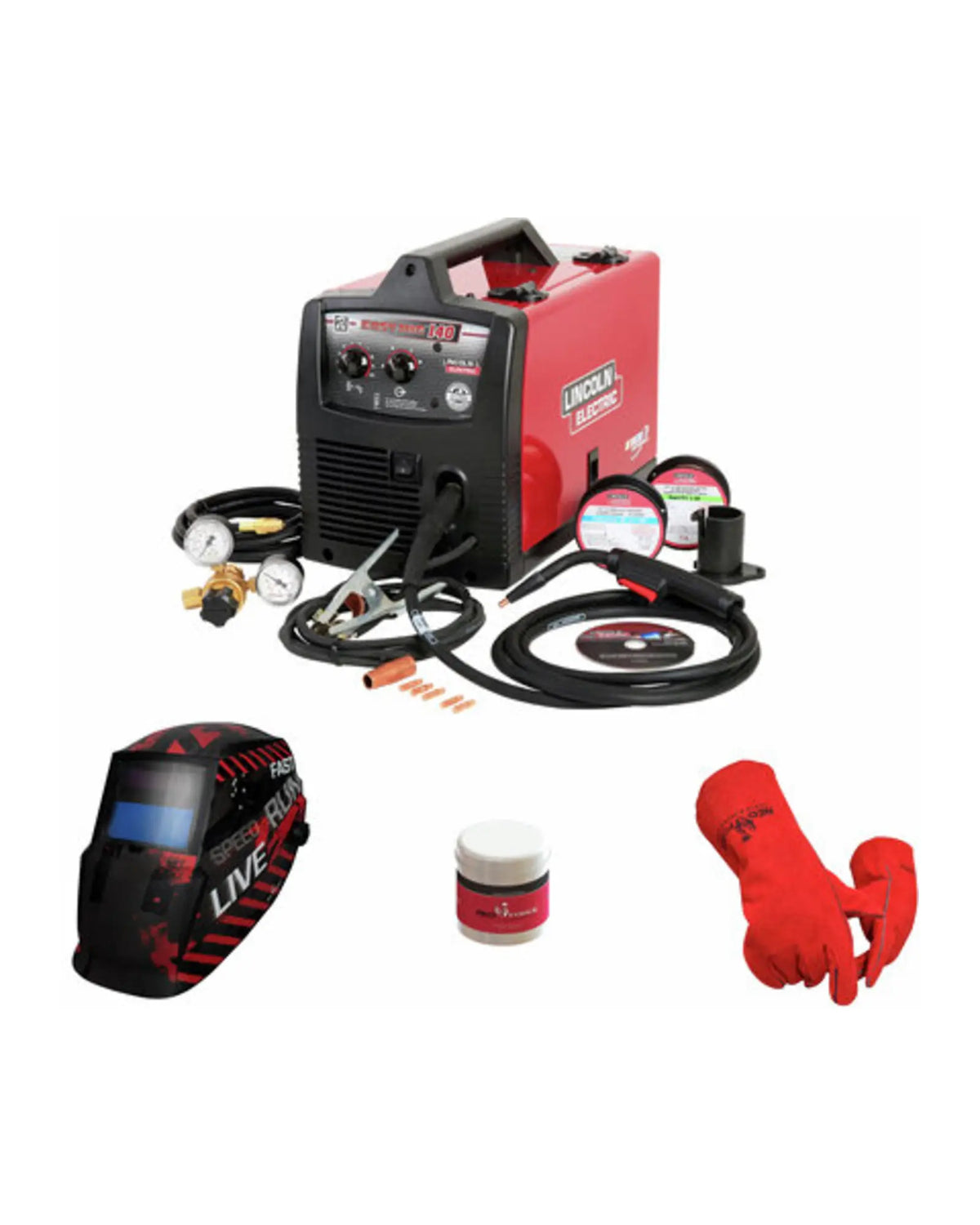 Soldadora MIG Lincoln Easy MIG 140 Pack Completo | 120V