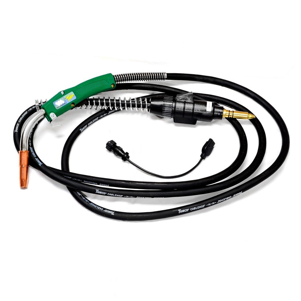 Pistola MIG M25 250 Amperios cable de 4.5m y conexiÃ³n Miller para alambres de 0.030''-0.035'' - Weldmark by TwecoÂ®