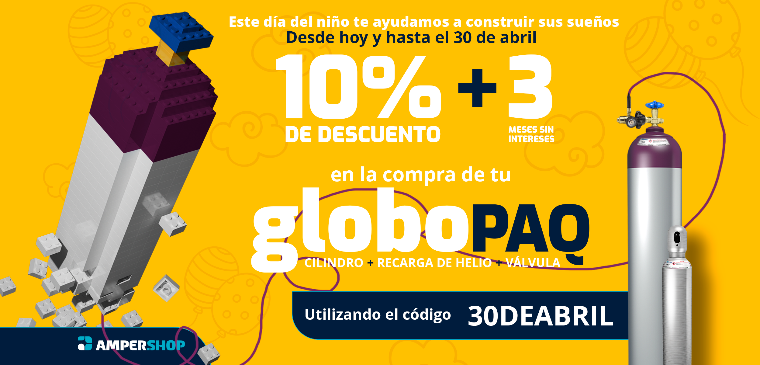 Helio para globos - Una mejor manera de comprar tu helio para globos este día del niño